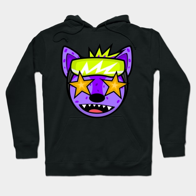 EXCITED HYPER HYENA Hoodie by MOULE